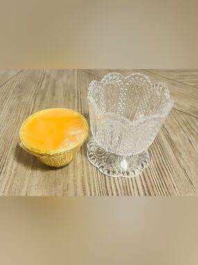 Avon x Fostoria Crystal Candle Holder with Charisma Candle Insert